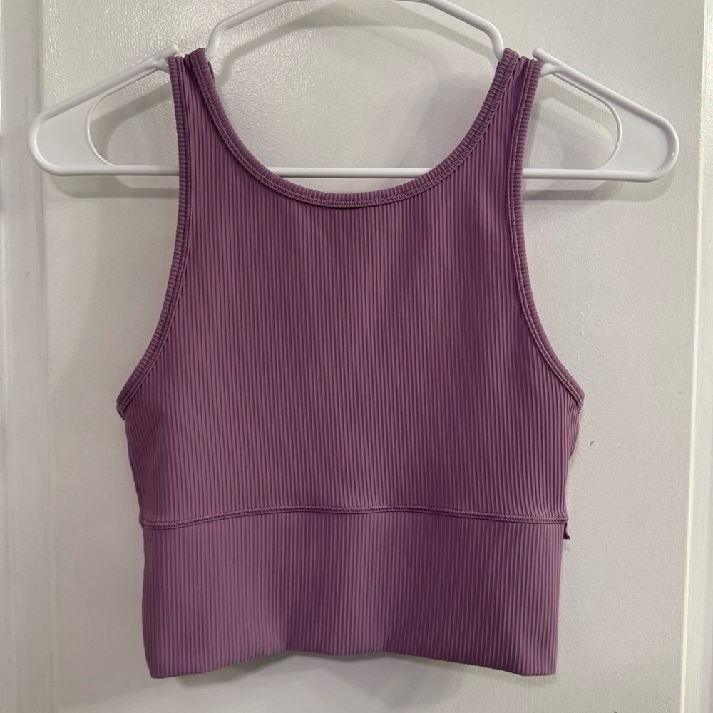 Lululemon Power Pivot Tank Top *Rib Wisteria Purple